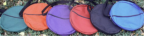 Drum bags are available in 4 sizes and 6 colors